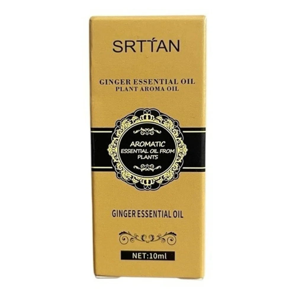 SRTTAN Ginger Essential Oil 10ml Plant Aroma Oil Belly Drainage Slimming Tummy - Picture 2 of 4